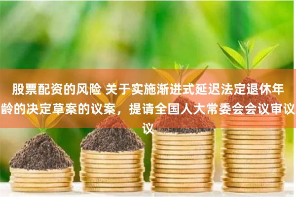 股票配资的风险 关于实施渐进式延迟法定退休年龄的决定草案的议案，提请全国人大常委会会议审议